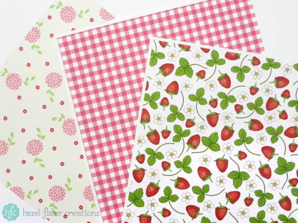 Origami box tutorial, summer strawberries papercraft project Hazel Fisher Creations Origami box tutorial, summer strawberries papercraft project Hazel Fisher Creations