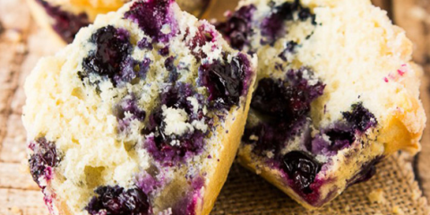 Keto Blueberry Muffins Keto Blueberry Muffins