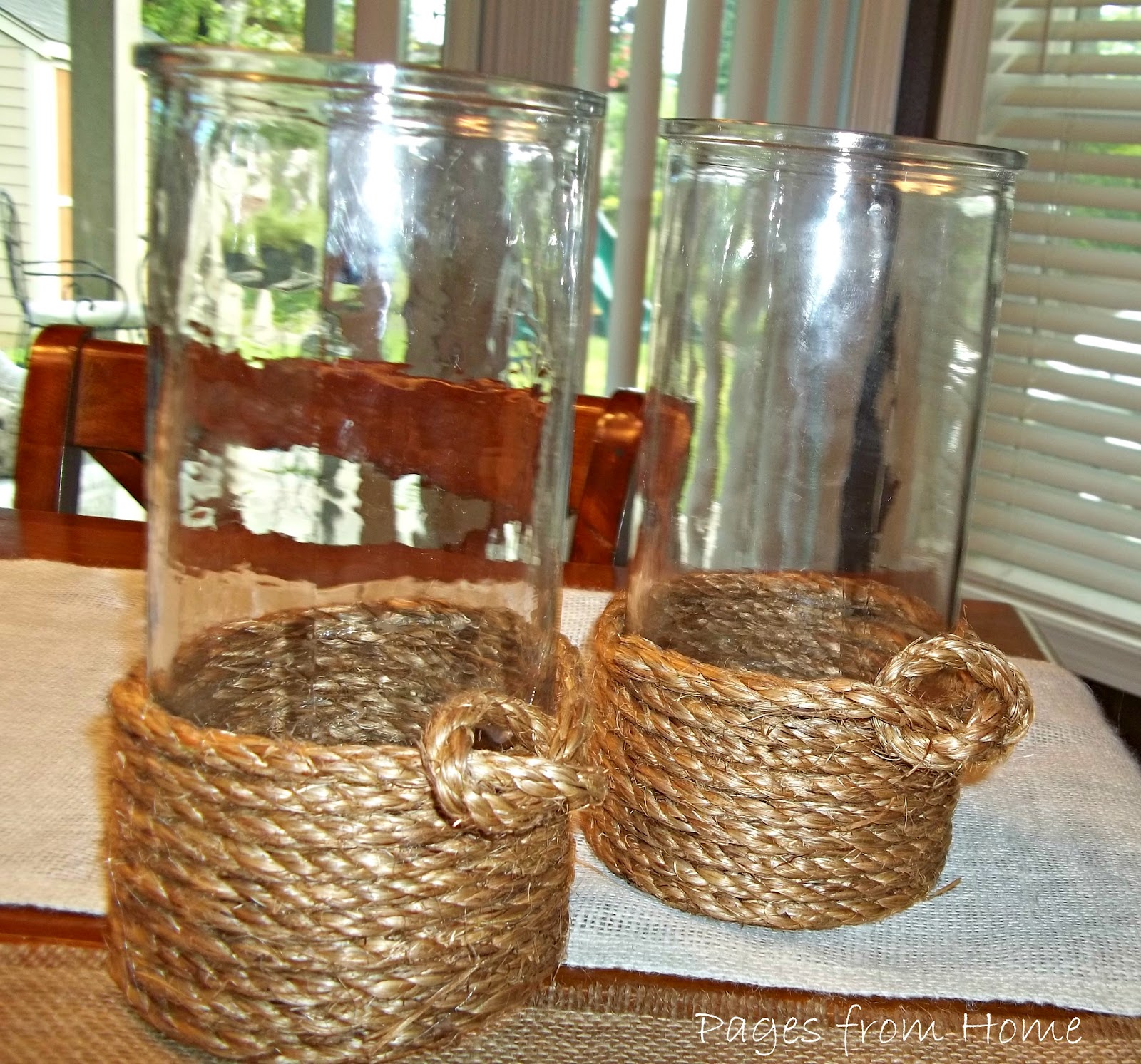 Pages from Home Sisal Knot Vase