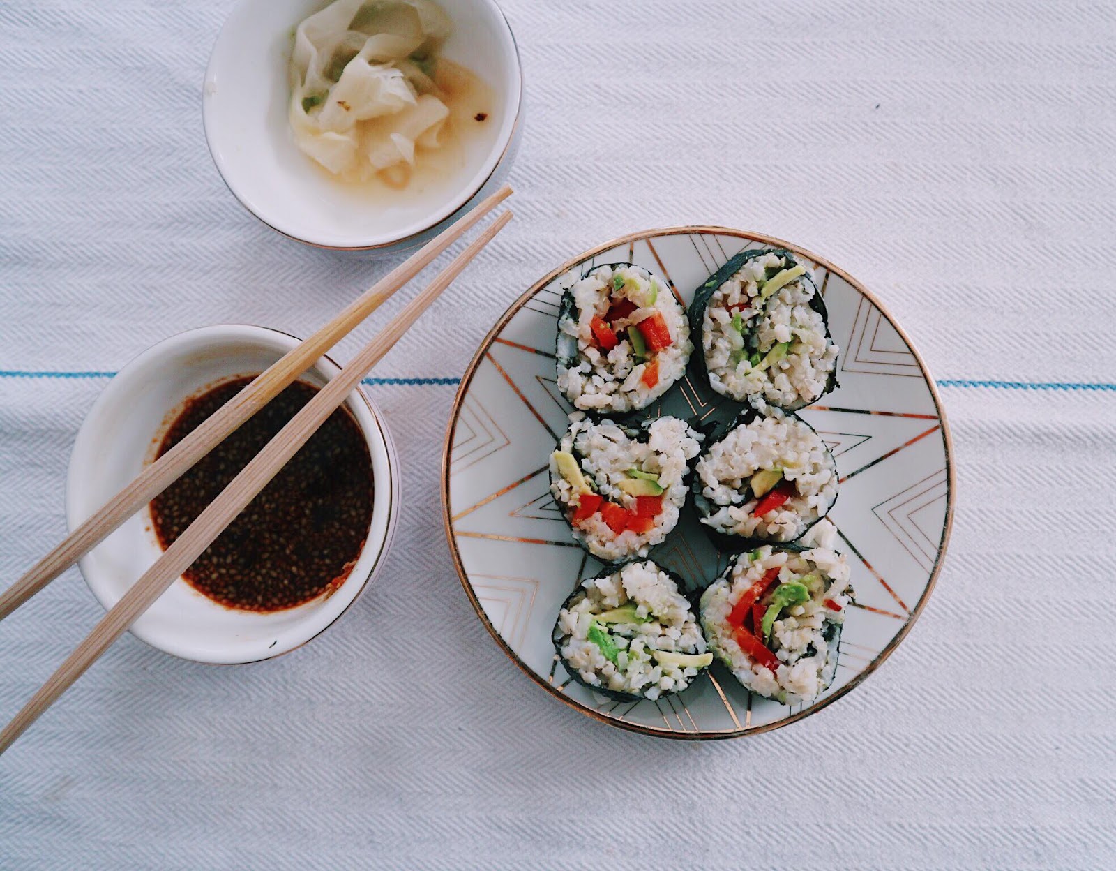 VEGAN, GLUTEN FREE SUSHI Head Over Healing