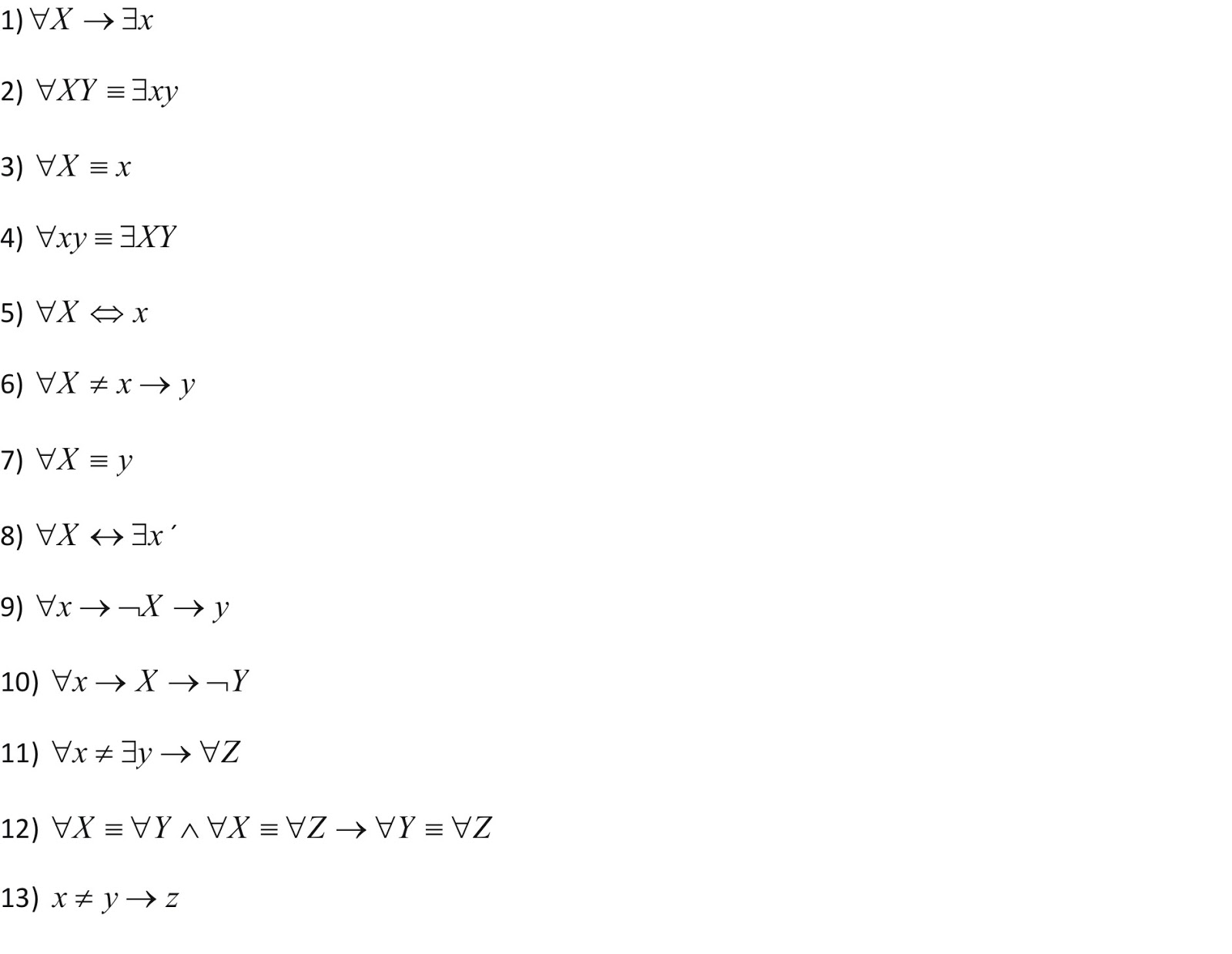 Spheres logical rules