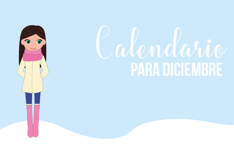 Calendario para Diciembre