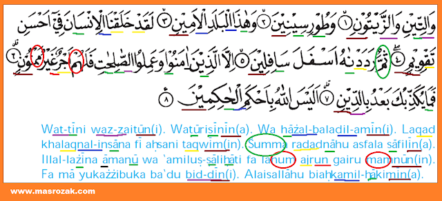 Hukum Tajwid Surah At Tin Masrozak Dot Com