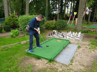 Crazy Golf Pool at Krazy Golf Lydney in the Forest of Dean