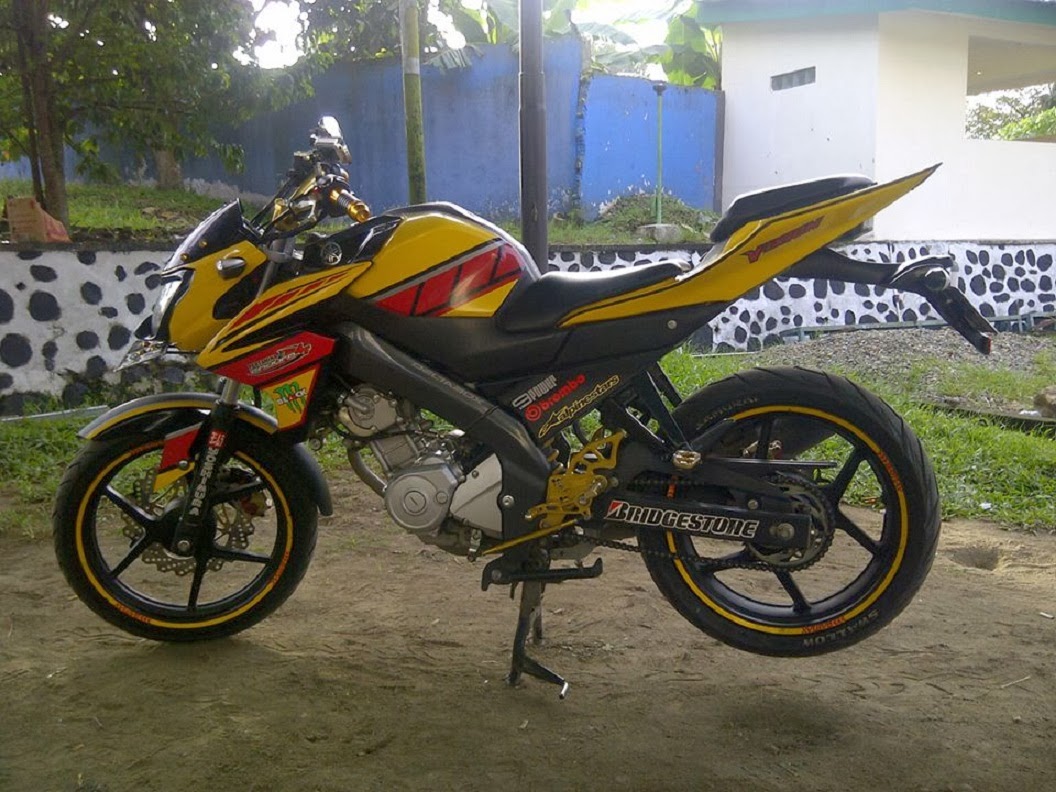 Kumpulan Modifikasi New Vixion 2013 Warna Hitam Terlengkap Dunia