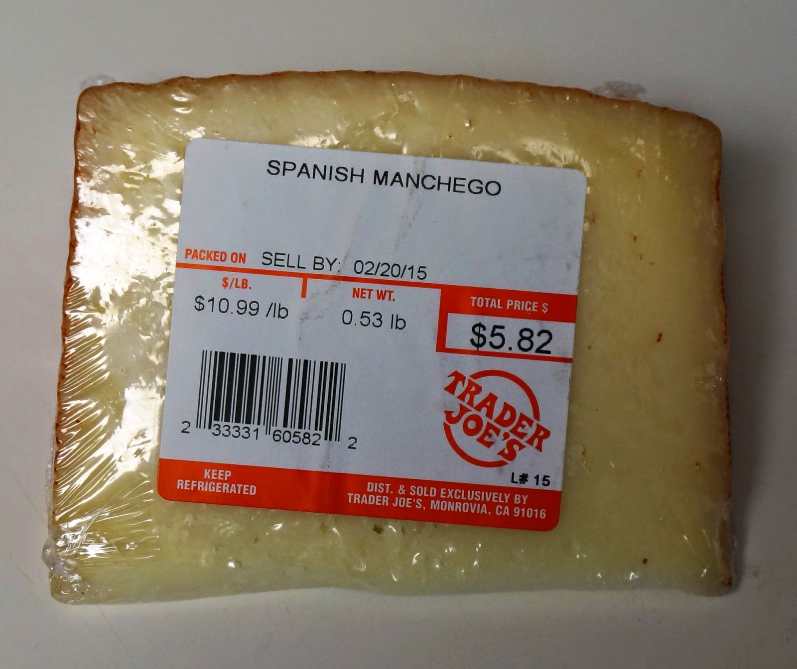 Exploring Trader Joe's Manchego cheeses revisited