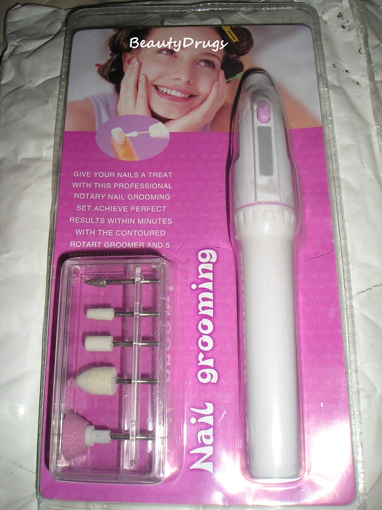 Beauty Drugs Portable Electric Nail Drill Buffer File Nail Art