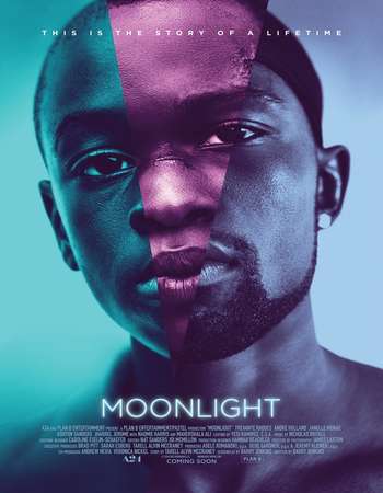 Poster Of Moonlight 2016 English 700MB HDCAM x264 Free Download Watch Online downloadhub.in