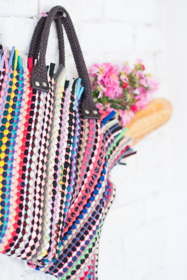 Bolsa para la compra con un salvamantel diy