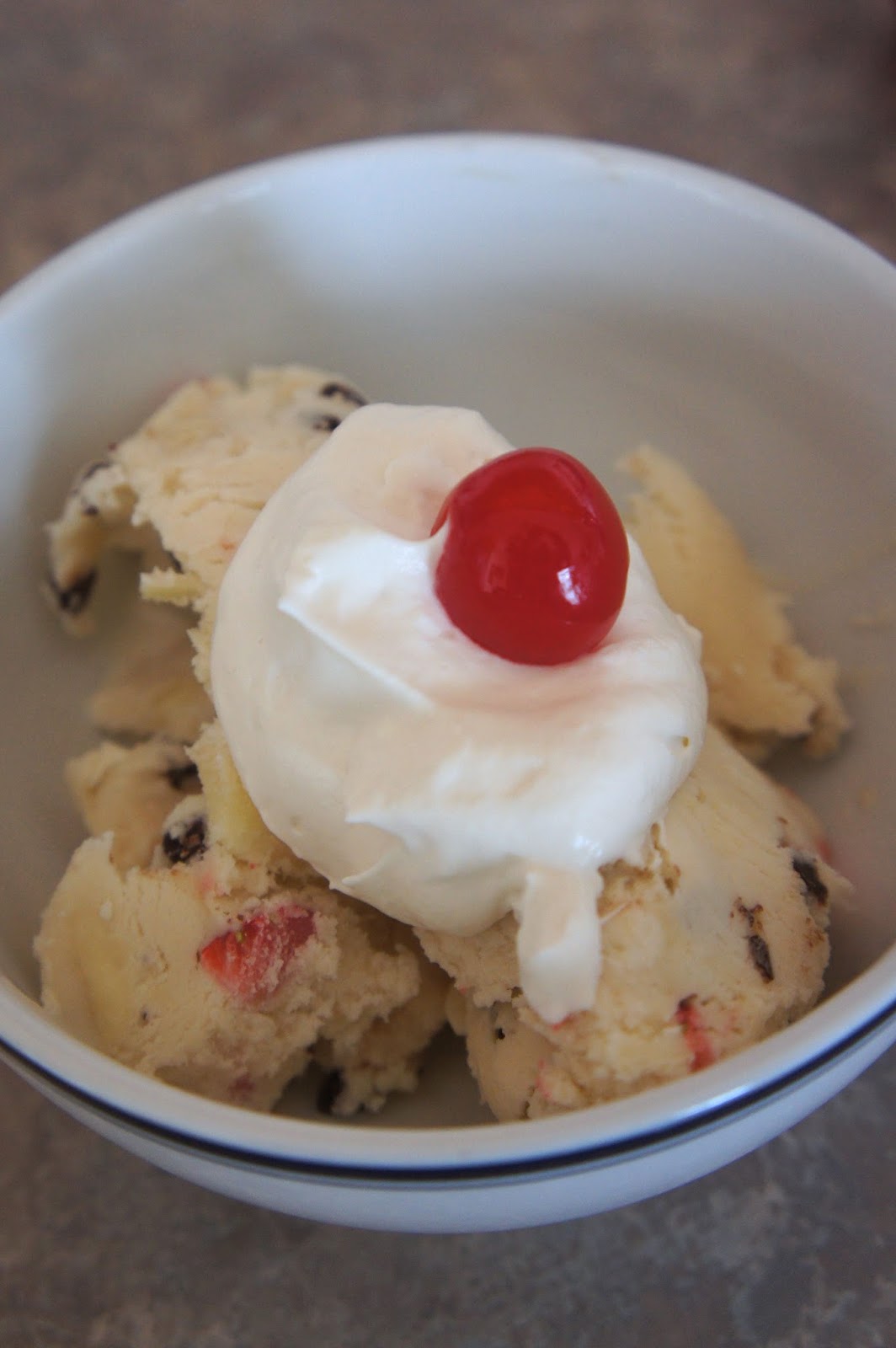Savory Sweet and Satisfying Banana Split Ice Cream