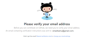 Verify email address - Github