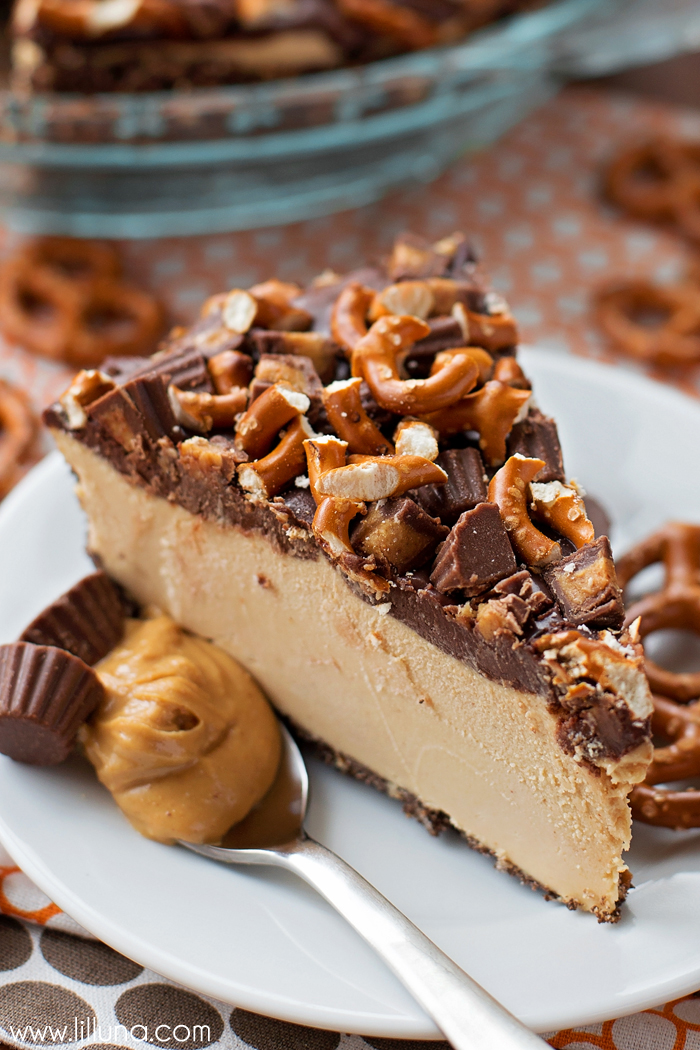 Frozen Peanut Butter Pretzel Pie Mom's Easy Recipe
