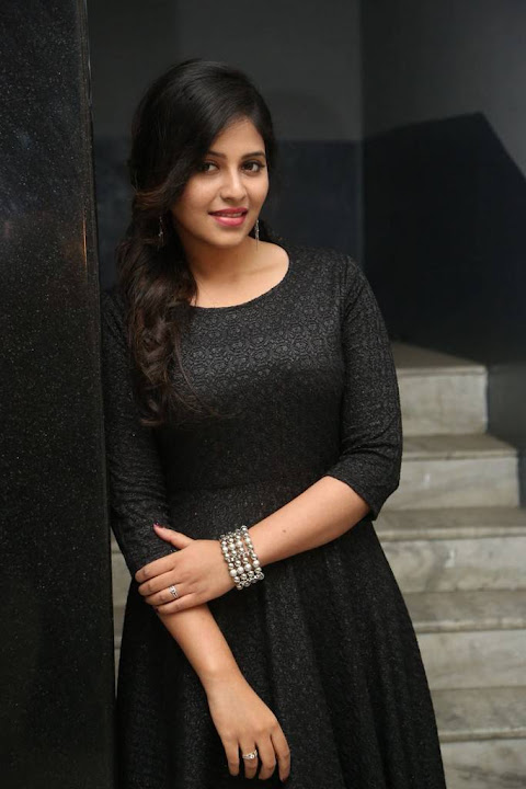 Anjali at Chitrangada Movie Success Meet