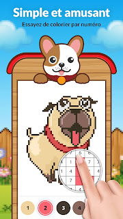 [JEU] Pixel Art Chien - Peinture par Numero Coloriage [Gratuit] Screenshot-2%2B%25288%2529