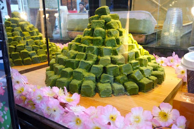 Green Tea Chocolate at Ginkakuji Temple Kyoto Japan