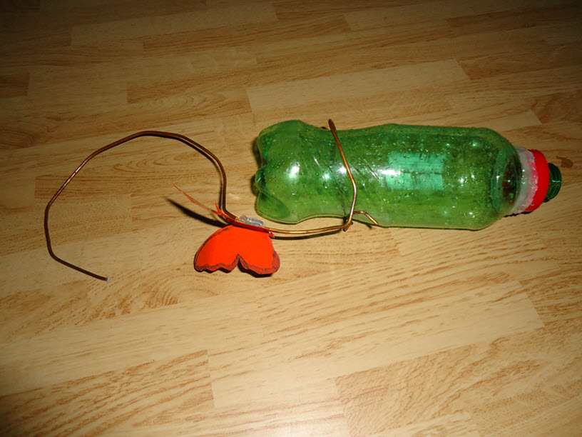 Hummingbird Feeder DIY Made from Soda Bottle and Seasoning Container Tropical Mom's Day Off