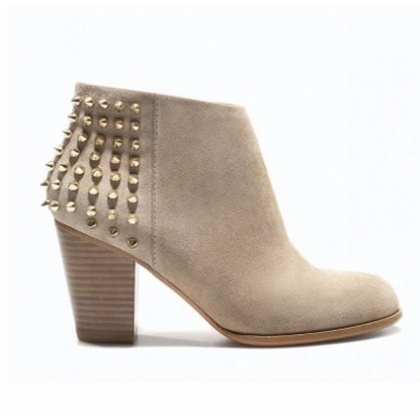 bottines zara cloutées