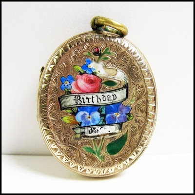 Wicked Darling: So They Say It's Your Birthday - Victorian Enameled ...