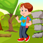 Games4King Cute School Boy Escape