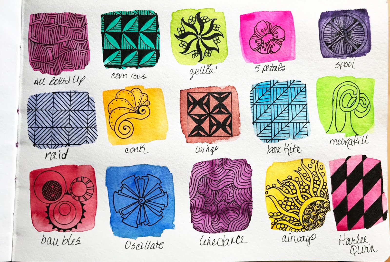 Zentangle Watercolor