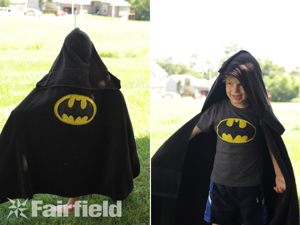 Super Hero Hooded Towels Tutorial