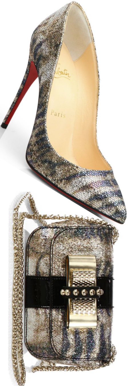 Christian Louboutin Pigalle Follies Pump and Sweet Charity Bag