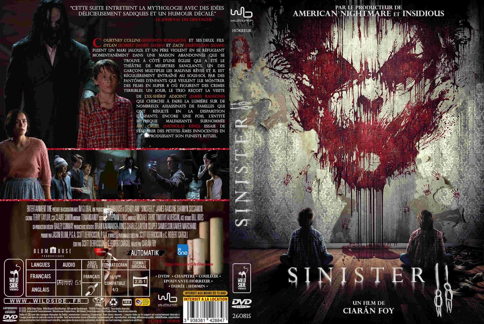 covers movie gtba sinister 2 2015 french cover label dvd movie