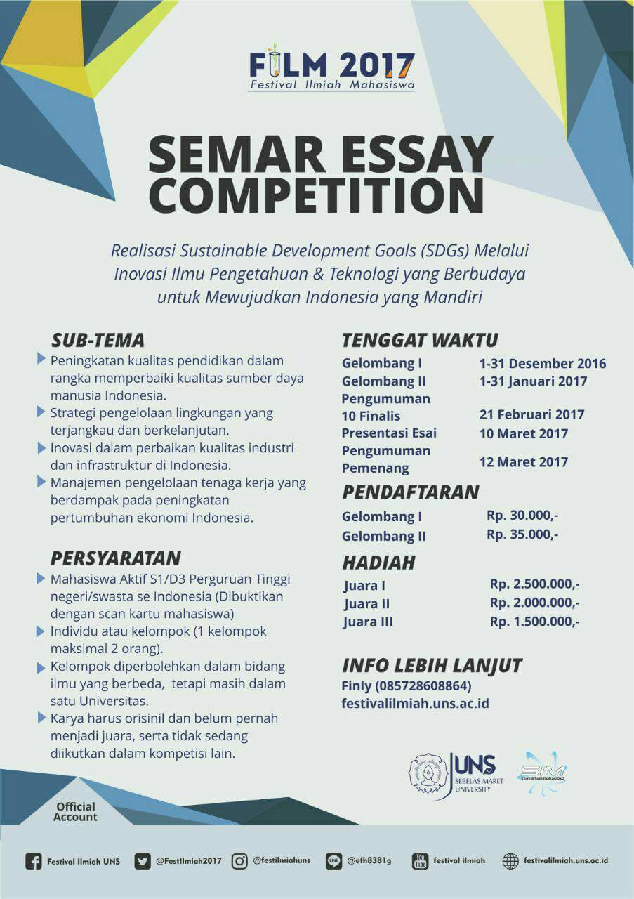 info lomba essay 2023