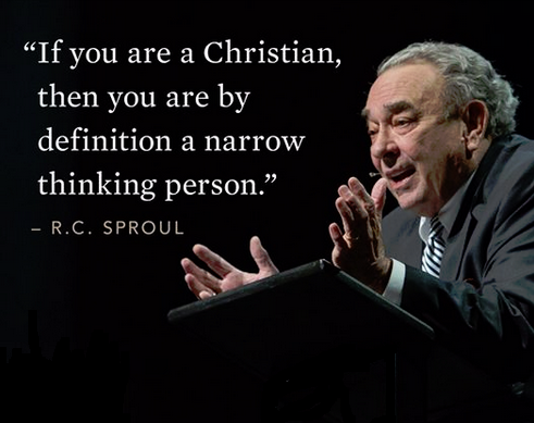 A Christian...a narrow thinking person