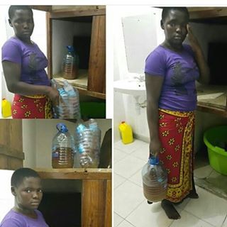 SHOCK! House help caught using her URINE to cook for her employers (See PHOTOs)