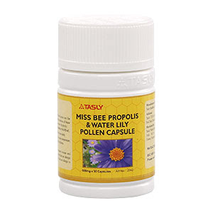Tasly Miss Bee Propolis and Water Lily Pollen Capsule.