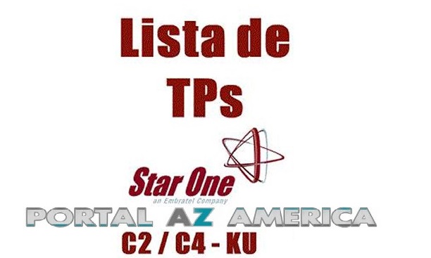 Resultado de imagem para LISTA DE TPS ATUALIZADOS STARONE C2 PORTAL AZAMERICA