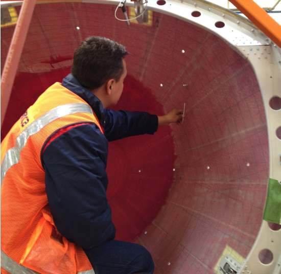 Ingenieros Especialistas TAP TEST INSPECTION IN ADVANCE MATERIALS PARTS