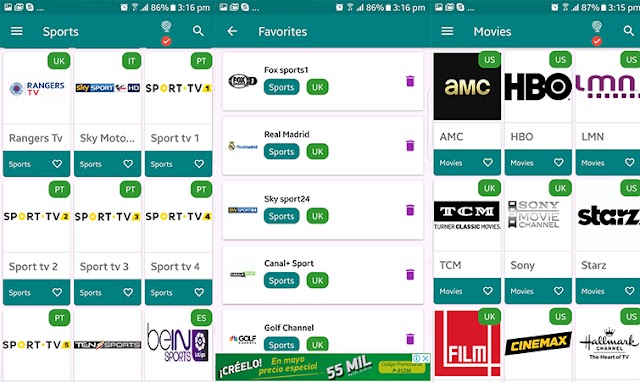 تطبيق TvTap لتشغيل باقة بين سبورت وموسوعة من القنوات المشفرة مجاناّ