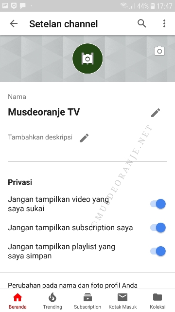 Cara Membuat Channel Youtube Dari Hp Android Musdeoranje Net