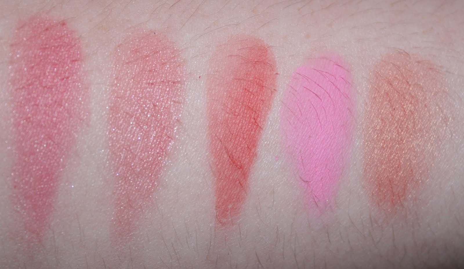 vibrancy on a brush Top 5 Blushes