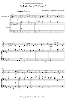 Fuente: https://www.8notes.com/school/score_inline.asp?page_timing=0&view=full&score_type=gif&fsm_id=15567&no_pages=2&page=1&score=trumpet/charpentier_te_deumTPT.mid&kar=/school/midi2/Trumpet/charpentier_te_deumTPT_kar1010 Partitura de la sintonía de Eurovisión