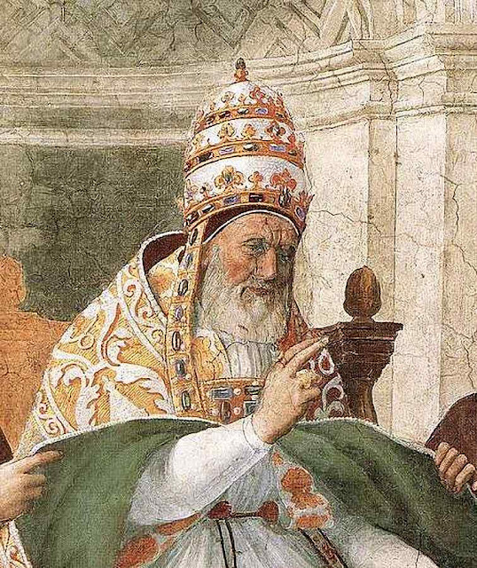 Gregório IX aprova os Decretais, Rafael, Stanza della Segnatura, Roma Gregório IX aprova os Decretais, Rafael, Stanza della Segnatura, Roma