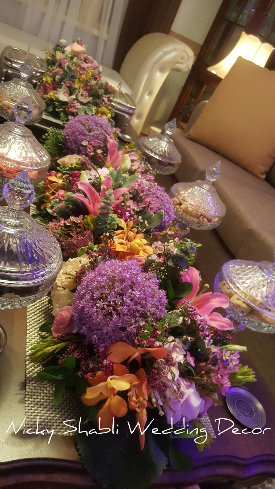 Nicky Shabli Wedding Decor Kuching, Sarawak Fresh Flower Arrangement