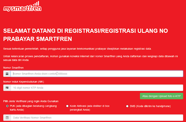 Registrasi Kartu Smartfren Registrasi Kartu Smartfren