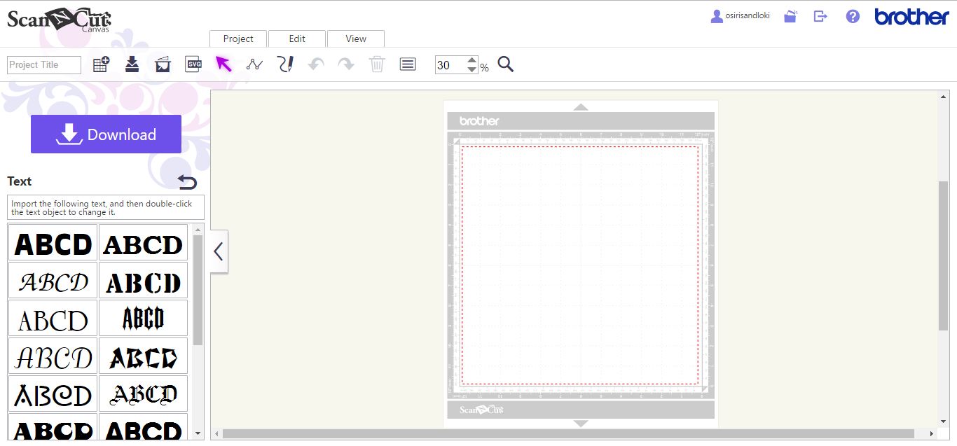 How to use Fonts in ScanNCut Design Bundles