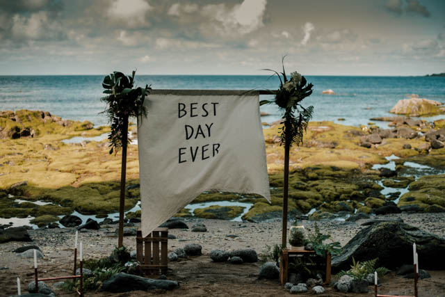 immacle vestido boho bohemio boda playa rocas salvaje ideas