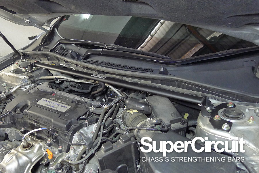 SUPERCIRCUIT CHASSIS STRENGTHENING BARS Honda Accord (9th gen) Front