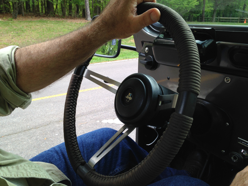 1986 Jeep CJ7 Restoration CJ7 Steering Wheel Paracord Wrap