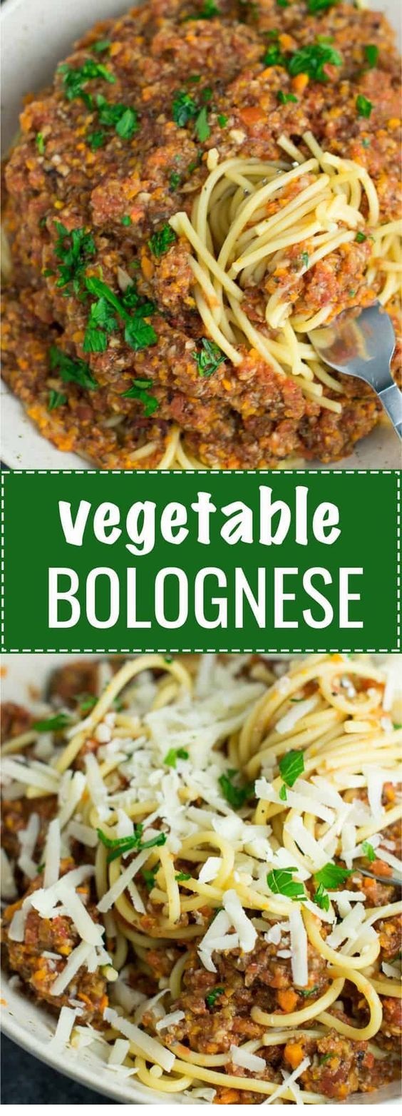 Vegetable Bolognese Recipe