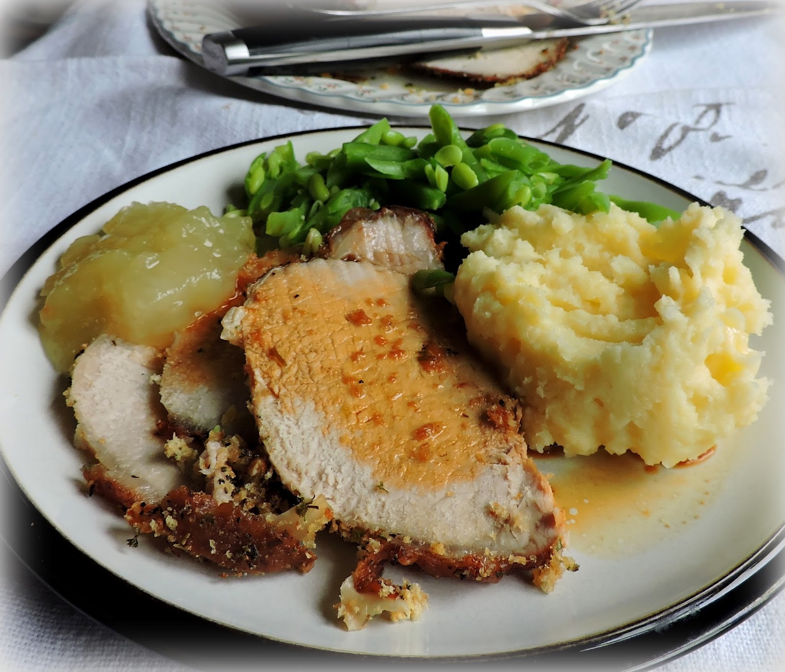 Pork Loin with Sage & Applesauce The English Kitchen