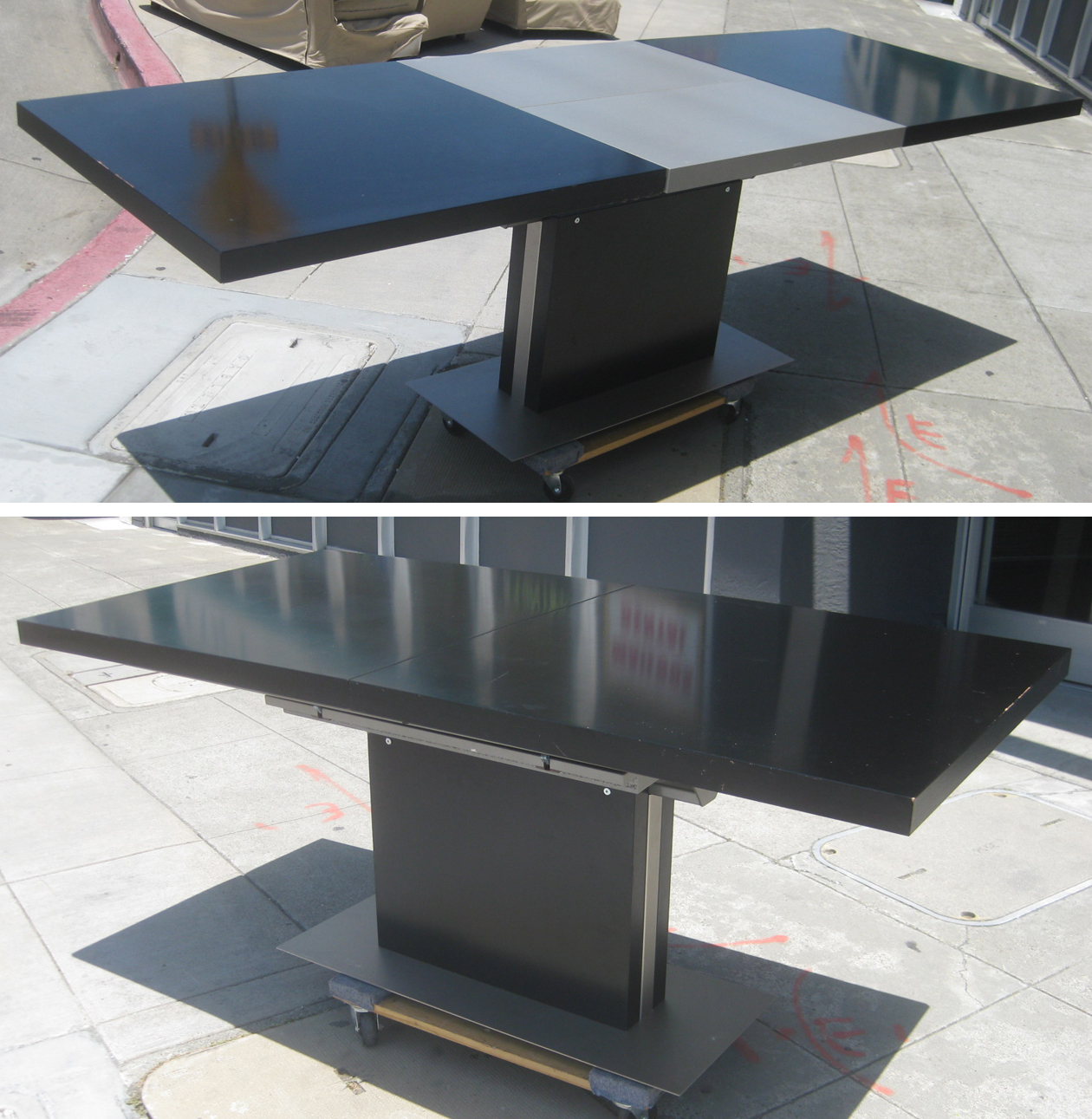 UHURU FURNITURE & COLLECTIBLES SOLD HiTech Expandable Dining Table