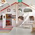 A wooden house inside the room
