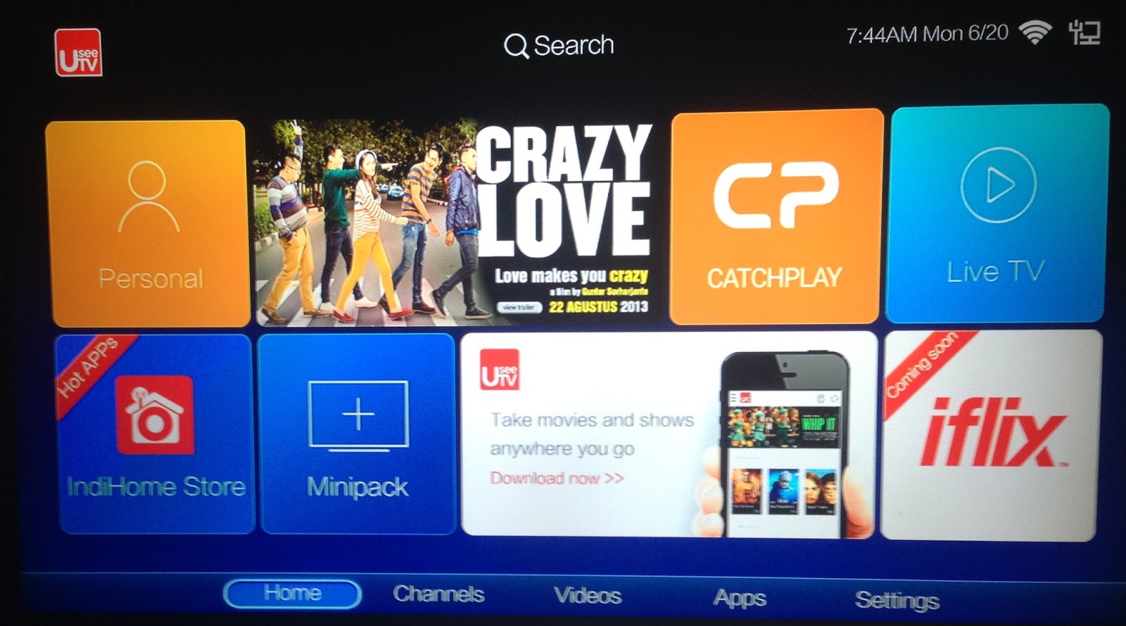 IndiHome STB Hybrid IPTV and OTT in One Box