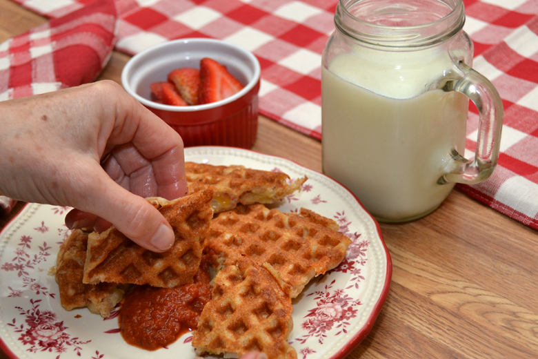 cindyshealthymeals Waffle Maker Pizzas